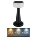 Globo - LED himmennettävä kosketuspöytävalaisin LED/1W/3,7V 2700K/4000K/6500K 800 mAh USB musta