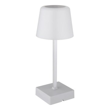 Globo - LED himmennettävä kosketuspöytävalaisin LED/2W/5V 3000/4500/6500K 800 mAh hopea