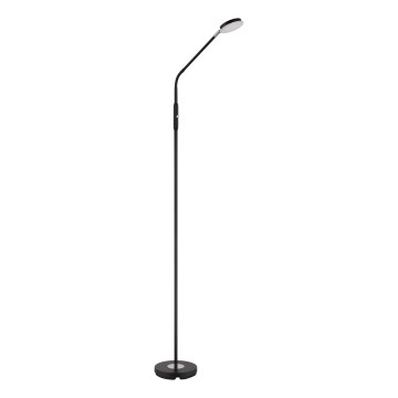 Globo - LED-himmennettävä kosketustoiminen lattiavalaisin LED/6,5W/230V 2700/3350/4000K musta