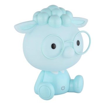 Globo - LED Himmennettävä ladattava lasten yö pieni lamppu LED/1W/5V 500 mAh sininen