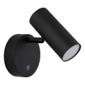 Globo - LED-himmennettävä ladattava seinäspotti LED/0,4W/3,7V 1800 mAh musta