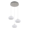 Globo - LED-kattokruunu johdossa 3xLED/6W/230V