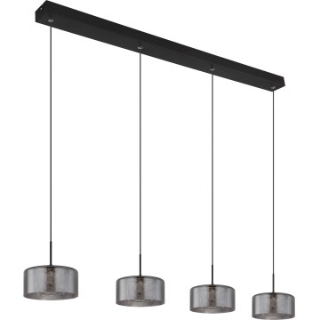 Globo - LED-kattokruunu johdossa 4xLED/8W/230V