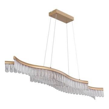 Globo - LED-kattokruunu johdossa LED/35W/230V 3200K kulta