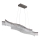 Globo - LED-kattokruunu johdossa LED/35W/230V 3200K mattakromi