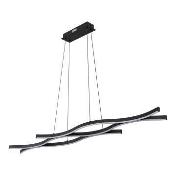 Globo - LED-kattokruunu johdossa LED/35W/230V musta