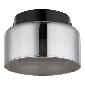 Globo - LED-kattovalaisin 1xGX53/6W/230V halkaisija 13 cm savuinen/musta