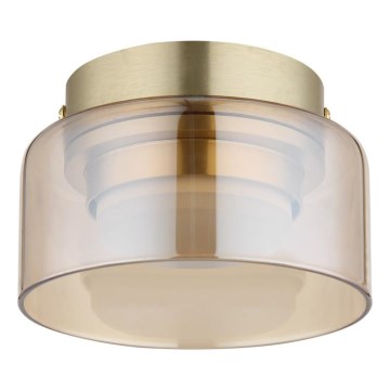 Globo - LED-kattovalaisin 1xGX53/6W/230V halkaisija 13 cm savuinen/ruskea