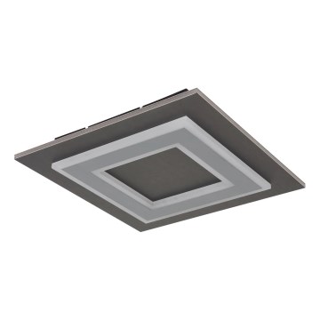 Globo - LED-kattovalaisin LED/24W/230V 3000K 32x32 cm antrasiitti
