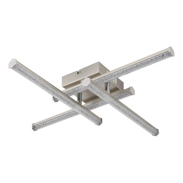 Globo - LED-kattovalaisin LED/24W/230V 4000K mattakromi