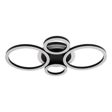 Globo - LED-kattovalaisin LED/40W/230V 2700/4500/6500K halkaisija 35,5x53 cm musta