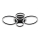Globo - LED-kattovalaisin LED/40W/230V 2700/4500/6500K Ø 35,5 x 53 cm musta