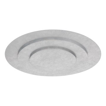 Globo - LED-kattovalaisin LED/40W/230V 3000K halkaisija 49 cm hopea