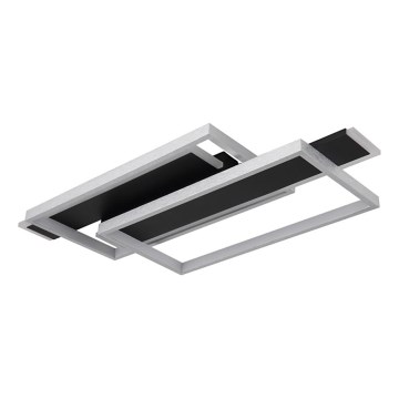 Globo - LED-kattovalaisin LED/40W/230V 62x27 cm mattakromi/musta