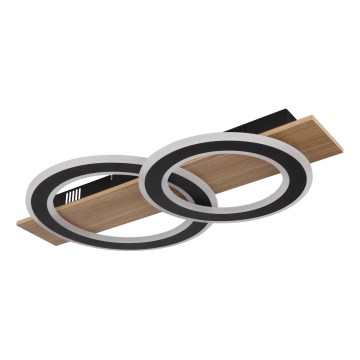 Globo - LED-kattovalaisin LED/40W/230V ruskea