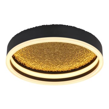 Globo - LED Kattovalo LED/24W/230V halk. 30 cm musta