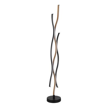 Globo - LED-lattiavalaisin LED/28W/230V 3000K musta/kulta