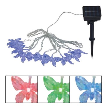 Globo - LED RGB Koristeketju 10xLED/0,06W/3,2V 470 cm IP44