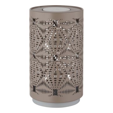 Globo - LED RGB kosketuksella ladattava pöytävalaisin LED/1W/5V 500 mAh ruskea