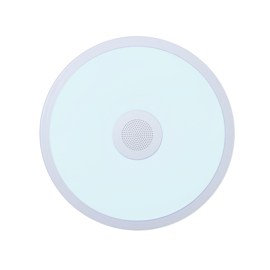 Globo - LED RGBW Himmennettävä kylpyhuonevalo kaiuttimella LED/18W/230V 3000-6500K IP44 + kauko-ohjaus