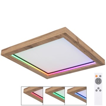 Globo - LED RGBW himmennettävä kattovalaisin LED/24W/230V 2700-6000K + kaukosäädin