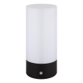 Globo - LED RGBW himmennettävä kosketusohjattu ulkokäyttöön tarkoitettu pöytävalaisin LED/1,8W/5V 1500 mAh musta
