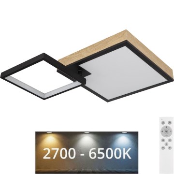 Globo - LED RGBW himmennettävä valaisin LED/21W/230V + LED/3W 2700-6500K + kaukosäädin