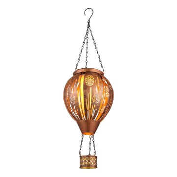 Globo - LED-riippuvalaisin aurinkokennolla 12xLED/0,02W/3V IP44 300 mAh lentävä ilmapallo