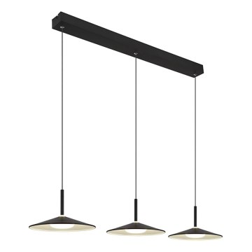 Globo - LED-riippuvalaisin vaijerilla LED/24W/230V 4000K musta