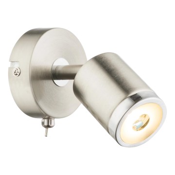 Globo - LED-seinäkohdevalaisin LED/4W/230V 3000K