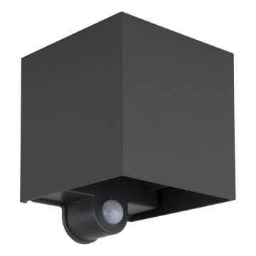 Globo - LED ulkoseinävalaisin liiketunnistimella 2xLED/3W/230V IP54