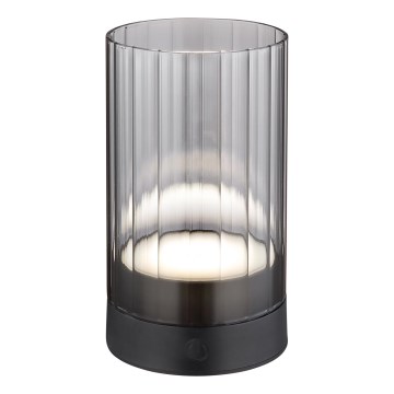 Globo - LED Ulkotila himmennettävä ladattava kosketus pöytävalaisin LED/2W/3,7V 2700/4000/6500K 1200mAh IP44 harmaa