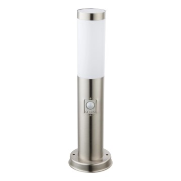 Globo - LED-ulkovalaisin liiketunnistimella 1xE27/8,8W/230V IP44