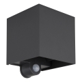 Globo - LED-ulkovalaisin seinälle liiketunnistimella 2xLED/3W/230V IP54