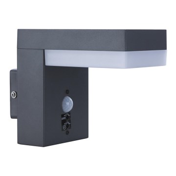 Globo - LED-ulkovalaisin seinälle, liiketunnistimella LED/9,5W/230V IP44