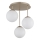 Globo - Pinta-asennettava kattovalaisin 3xE14/25W/230V messinki