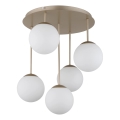 Globo - Pintaan asennettava kattovalaisin 5xE14/25W/230V messinki