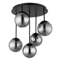 Globo - pintakiinnitteinen kattokruunu 5xE14/25W/230V musta