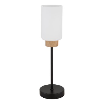 Globo - Pöytälamppu 1xE27/60W/230V musta/valkoinen