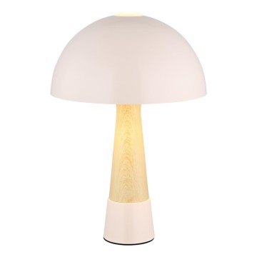 Globo - Pöytälamppu 1xE27ILLU/40W/230V beige