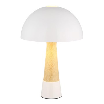 Globo - Pöytälamppu 1xE27ILLU/40W/230V valkoinen