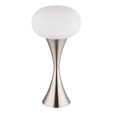 Globo - Pöytävalaisin 1xE14/25W/230V mattakromi