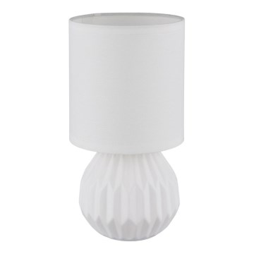 Globo - Pöytävalaisin 1xE14/40W/230V valkoinen