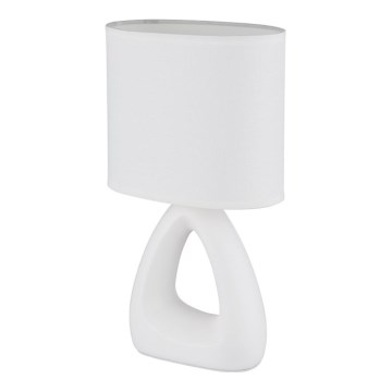 Globo - Pöytävalaisin 1xE14/40W/230V valkoinen