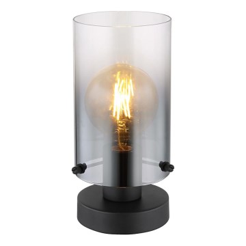 Globo - Pöytävalaisin 1xE27/40W/230V halkaisija 12,5 cm musta