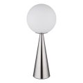 Globo - Pöytävalaisin 1xE27/40W/230V mattakromi