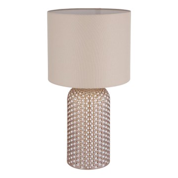 Globo - Pöytävalaisin 1xE27/60W/230V beige