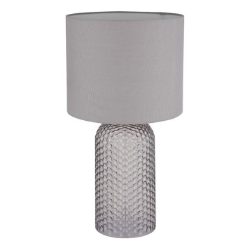 Globo - Pöytävalaisin 1xE27/60W/230V harmaa