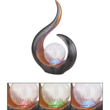 Globo - RGB-LED-aurinkovalaisin LED/3V IP44 300 mAh