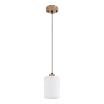 Globo - riippuvalaisin kaapelilla 1xE27/60W/230V beige/valkoinen